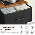 thumbnail image 4 of SortWise 8 Drawer Dresser with Wood Top and Steel Frame, Storage Tower Chest Organizer Nightstand with Adjustable Feet for Bedroom Living Room, 4 of 8