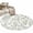 White, variant on Round Rug 3.3Ft Washable Non-Slip, Green Leaves Circle Area Rugs for Living Room Bedroom, Summer Botanical Elegant Farmhouse Indoor Floor Mats Carpet Runner for Home Decor Aesthetic