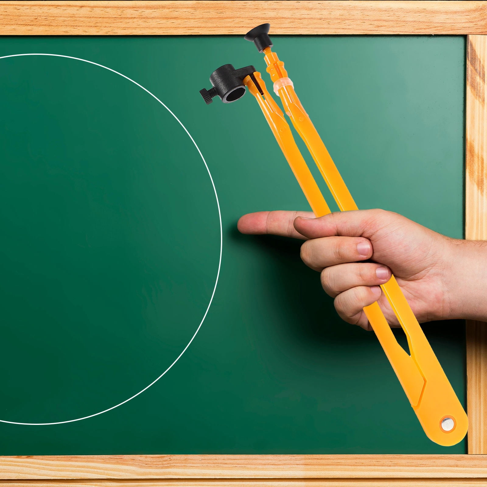 Masteelf 3pcs Woodworking Compass Math Compass Geometry Compass Ideal For Geometry And Engineering Drawing And Architecture Tool Orange