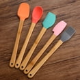 thumbnail image 4 of 5Pcs/Set Small Silicone Spatula Brush Home Kitchen Heat Resistant Baking Tools, 4 of 9