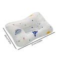 thumbnail image 3 of Muebles de oficina para el hogar Almohada para bebé Recién nacido Universal Transpirable Almohada estereotipada Cabeza plana para corregir la desviación de la cabeza Almohada para bebé recién nacido R, 3 of 6