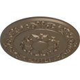 thumbnail image 3 of Ekena Millwork 27 3/4"OD x 2"P Sydney Ceiling Medallion (Fits Canopies up to 5 3/4"), Hand-Painted Warm Silver, 3 of 6
