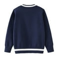 thumbnail image 5 of NAISIBABY Boys Cardigan Sweater 10T, V Neck Buttons Soft Classic Striped School Uniform Knit Outwear Navy, 5 of 5