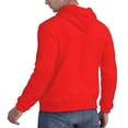 thumbnail image 6 of Naloa Red Men's Casual Hooded Collar Drawstring Hoodies Pullover Sweatshirts Casual Long Sleeve Shirts-4X-Large, 6 of 7