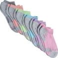 thumbnail image 1 of Hanes Womens Cool Comfort Sport 6-Pack No Show Socks, 5-9, Assorted, 1 of 1
