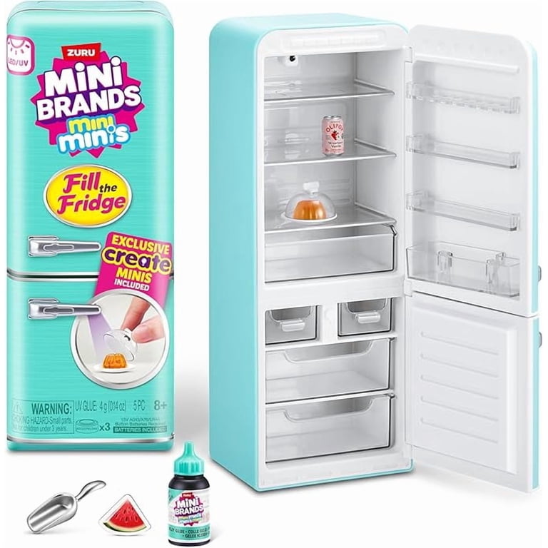 Mini Brands Fill the Fridge Playset (Assorted) Plus 2 S1 Mini
