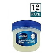 Vaseline Pocket Size 100% Pure Petroleum Jelly Original .25 Ounce (Pack Of 12)