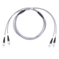 thumbnail image 2 of Cordon de Raccordement de Fibre Optique, FC/UPC-FC/UPC Câble Optique Blindé Multi Modes à Haute Performance de Traction Stable pour les Zones Dangereuses pour l'Extérieur, 2 of 8