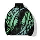 thumbnail image 4 of Chaqueta de invierno para hombre, chaqueta de moda, abrigo para hombre, chaqueta de algodón con estampados personalizados de hojas y radio, ropa holgada de algodón, 4 of 4