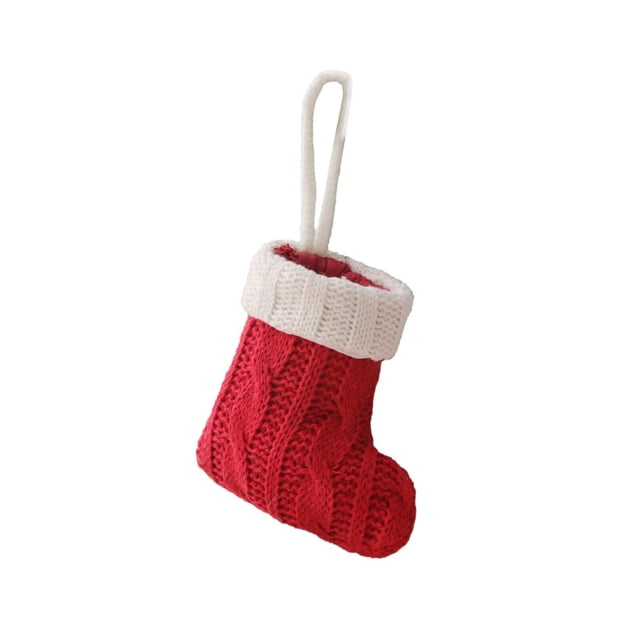 Kitchen Tableware Christmas Knitted With Red And Fork Set Home Creative Tableware Bag,Red Kitchen Tableware