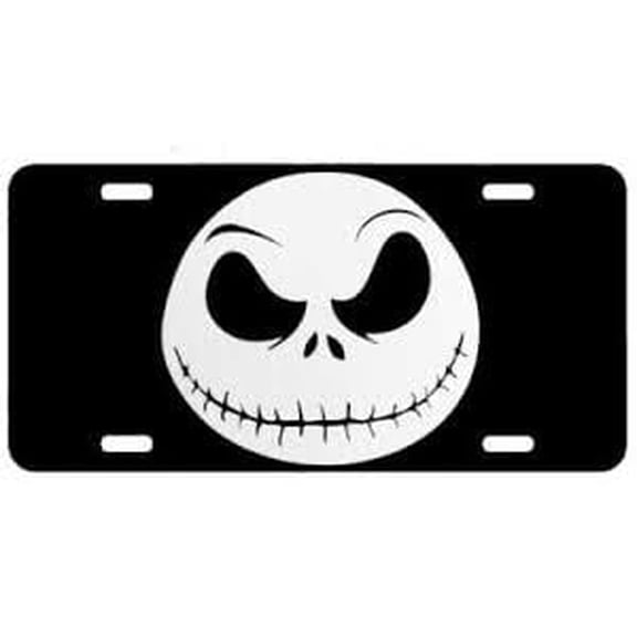 License Plate Jack Skellington Standard Size Plastic NBC Nightmare Before Christmas