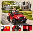 thumbnail image 5 of iYofe 12V Jeep Wrangler Rubicon Electric Car, Powered Ride On Car for Kids Ages 3-5, with Rear Wheel Suspension, Remote, Lights, Music, 5 of 10