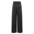 thumbnail image 6 of Sxiwei Women Praise Dance Palazzo Pants Loose Metallic Church Worship Costume Lyrical Spiritual Black XXL, 6 of 7