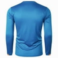 thumbnail image 4 of WREESH Men's Quick-Dry Long-Sleeve Sport Shirt Base-Layer Running Top for Tennis and Running Blue, 4 of 5