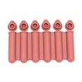 thumbnail image 5 of Mini moldes de silicona para cubitos de hielo con tapas (rojo), estrechos y largos, fáciles de empujar y colocar, para hacer 6 botellas de agua, adecuados para llenar bebidas embotelladas, 5 of 5