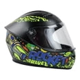 thumbnail image 1 of Casco GHIRA GH1300 KIDS AZUL VERDE MATE ROCKET TRAVEL CERRADO S, 1 of 5