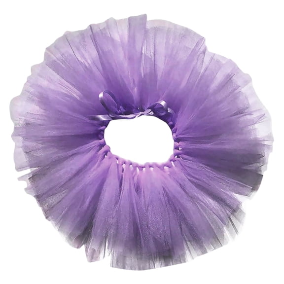 FEISHENTT Dog Tutu Tulle Tutu for Dogs Small Large Medium Puppy Dress Ballerina Skirt for Holiday Puppy Cats Bunny Pet Outfit Birthday Wedding Purple 95cm