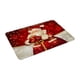 thumbnail image 1 of Alfombra antideslizante absorbente de franela festiva de Papá Noel y alce rectangular para cualquier habitación H, 1 of 7