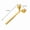 Gold, variant on Multi-Color Metal 3D Facial Massager Double Roller for Skin Firming Lifting Face Sculpting Tool