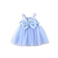 thumbnail image 3 of WSMEA Girls Dresses Summer Floral Beach Bag Ruffles Set Sleeveless Cat Dress, 3 of 3