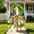 thumbnail image 3 of Nkmbld Porch Gooses Clothing, Cute Goose Decor for 23" Lawn Statue, Big White Gooses Raincoat Sculpture Decoration for Lawn Yard and Patio, 3 of 8