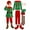 Style B, variant on Christmas Elf Costume Set for Girls Boys Santa's Helper Costume Outfit Santa Dress Cosplay Party Dress Up