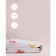 thumbnail image 5 of Cortina de ducha blanca, antimoho, impermeable, de poliéster PEVA, antibacteriana, impermeable, para baño, 180 x 180 cm, geométrica., 5 of 5