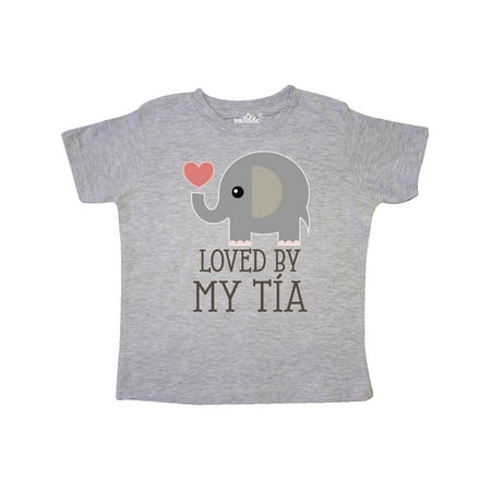 

Inktastic Tia Loves Me Baby Elephant Gift Toddler Boy or Toddler Girl T-Shirt