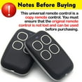 thumbnail image 3 of Universal Cloning Garage Door Remote Garage Door Opener Remote ,Homelink Garage Remote Control Gate Remote Control,Programmable Learning Key Fob 4-Buttons Multi Frequency 280MHZ-868MHZ, 3 of 7