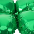 thumbnail image 4 of 50 piezas encantador corazón forma trébol de cuatro hojas globos decoración globo fiesta para boda cumpleaños festival (verde), 4 of 5