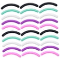 thumbnail image 4 of Raindrops Pads 30Pcs Multi Colored Silicone Cushions for Eyelash Curler Replacement, 4 of 8