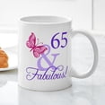 thumbnail image 3 of CafePress - 65 And Fabulous Mug - 11 oz Ceramic Mug - Novelty Coffee Tea Cup, 3 of 4