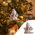 thumbnail image 1 of 26 English Letter Christmas Ornament Christmas Tree Decoration 2D Acrylic Decoration Car Rearview Mirror Ornament, 1 of 5