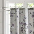 thumbnail image 4 of Clear Shower Curtain Liner, 72x72, Flexible Plastic, 3 Magnets, 4 of 5