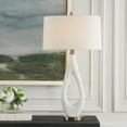 thumbnail image 2 of Uttermost Promenade White Table Lamp, 2 of 8