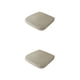 thumbnail image 4 of Billuyoard Cool Ice Pad Seat Mat Cojín para silla Accesorios para el hogar Exquisita sala de estar Interior Poliéster Suministros para el hogar Gris 2piezas, 4 of 6