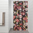 thumbnail image 2 of Pioneer Flower Floral Print Pattern Shower Curtain 36"x72" ,Bathroom Decorative Shower Curtains Set with 12 Hooks,Modern Waterproof Washable Shower Curtain, 2 of 6
