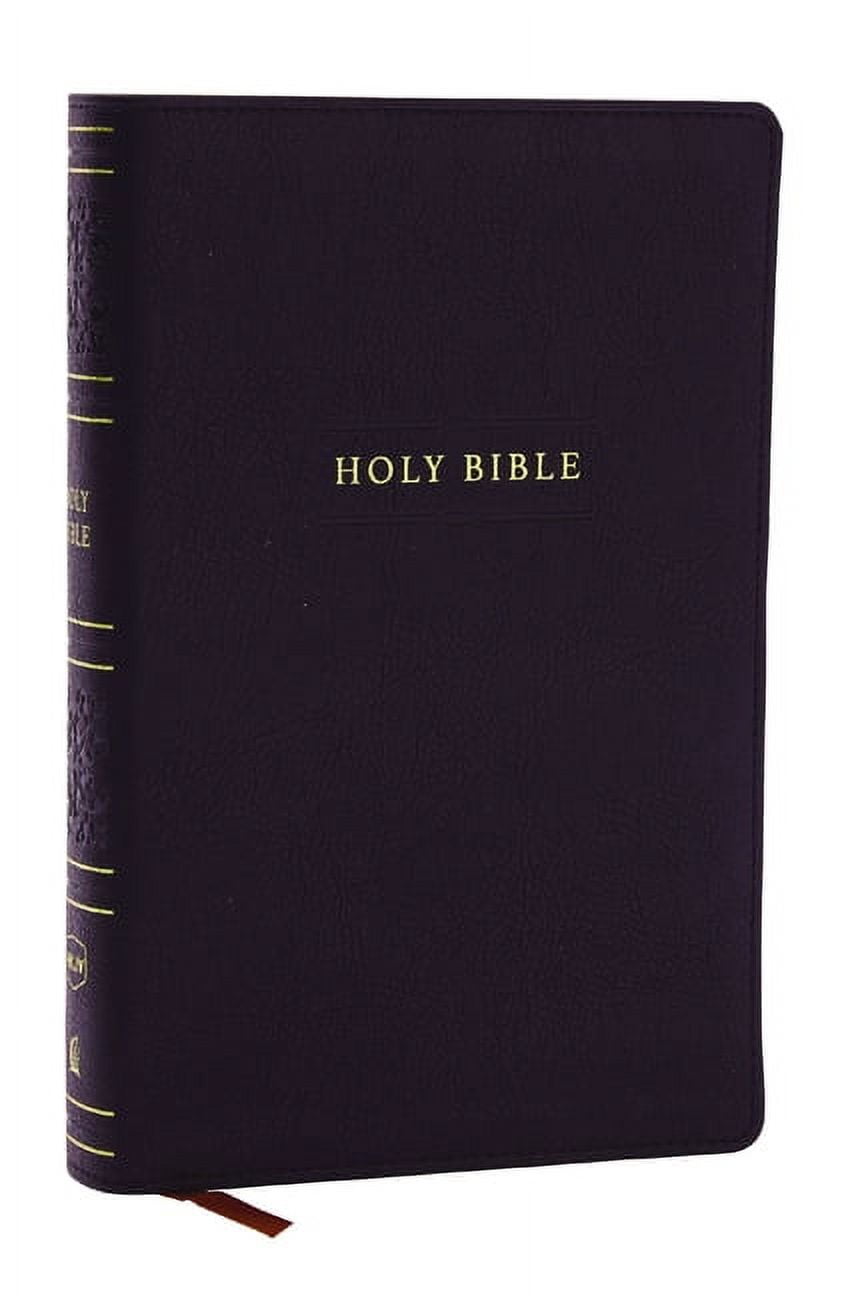 Holy Bible 写真集。Mack NKJV Study Bible, Super Giant Print, Brown Bonded Leather, 43,000