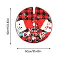 thumbnail image 2 of Christmas Christmas Tree Skirt 36 Inch Red Skirt for Merry Christmas Party Supplies,Indoor Outdoor Christmas Decoration Holiday Party Decor, 2 of 4