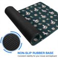 thumbnail image 6 of Long Mouse Pads for Desk,Green Cartoon Unicorn Flower Pattern Desk Mats on Top Of Desks, Desk Mouse Pad Extra Large with 3mm Non-Slip Base and Stitched Edge for Gaming,Office,Work,Home 35.4"x15.7", 6 of 6