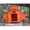 omitree Deluxe Large Wood Chicken Coop Backyard Hen House 610 Chickens