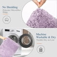 thumbnail image 4 of Walensee Large Bathroom Rug (24 x 40, Lavender) Extra Soft and Absorbent Shaggy Bath Mat for Bathroom, Non Slip Luxury Floor Mat, Machine Washable Microfiber, 4 of 5