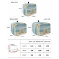 thumbnail image 3 of Fsddascl Vintage Coastal Beach Small Toaster Cover 2 Slice, Kitchen Appliance Covers, Summer Retro Sand Starfish Toaster Oven Cover with Loop, Bread Machine Cover Polyester Dust Cover Protection, 3 of 5
