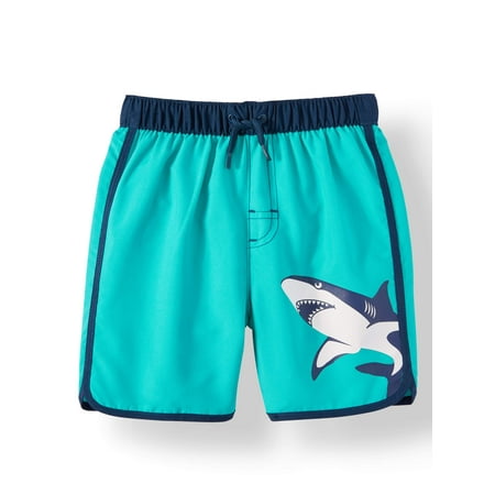Pattern-Changing Swim Trunks - Print Appears When Wet (Toddler Boys)