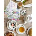 thumbnail image 4 of Spring Kitchen Dish Towels for Drying Dishes Set of 3, Bicycles Botanical Leaves Rose Colorful Stripes Waffle Weave Microfiber Hand Tea Bathroom Towels Quick Dry & Absorbent Towel 15.7x23.6, 4 of 7