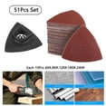 thumbnail image 1 of Eddwiin 51pcs Almohadillas de Lijado oscilantes para múltiples Herramientas Hojas de Sierra oscilantes 3-1/8 Pulgadas 80 mm, 1 of 1