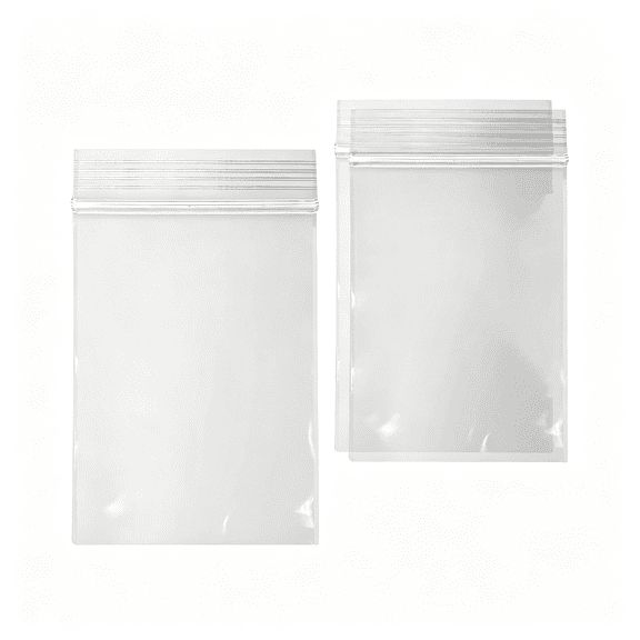 GASTROPOD 2" X 3" Small Zip Bags,100 Pack,Clear Plastic Reclosable Poly Baggies,2 Mil with Resealable Zip Top Lock for Storage & Packaging Jewelry,Pills,Meds,Candy,Beads & Seeds.