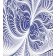 thumbnail image 3 of Ambesonne Art Abstract Duvet Cover Sets, Fractal, 2-Twin, Dark Lavender Ceil Blue, 3 of 4