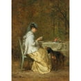 thumbnail image 3 of Peter Philipp Rumpf 11x14 Black Modern Framed Museum Art Print Titled - Tea in the Garden, 3 of 5
