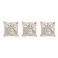 thumbnail image 1 of Matsuzay Funda de almohada de fibra cuadrada, funda de almohada con letras, funda de cojín de sofá lavable, mamá a hijo Mamá a Hijo 3piezas, 1 of 6